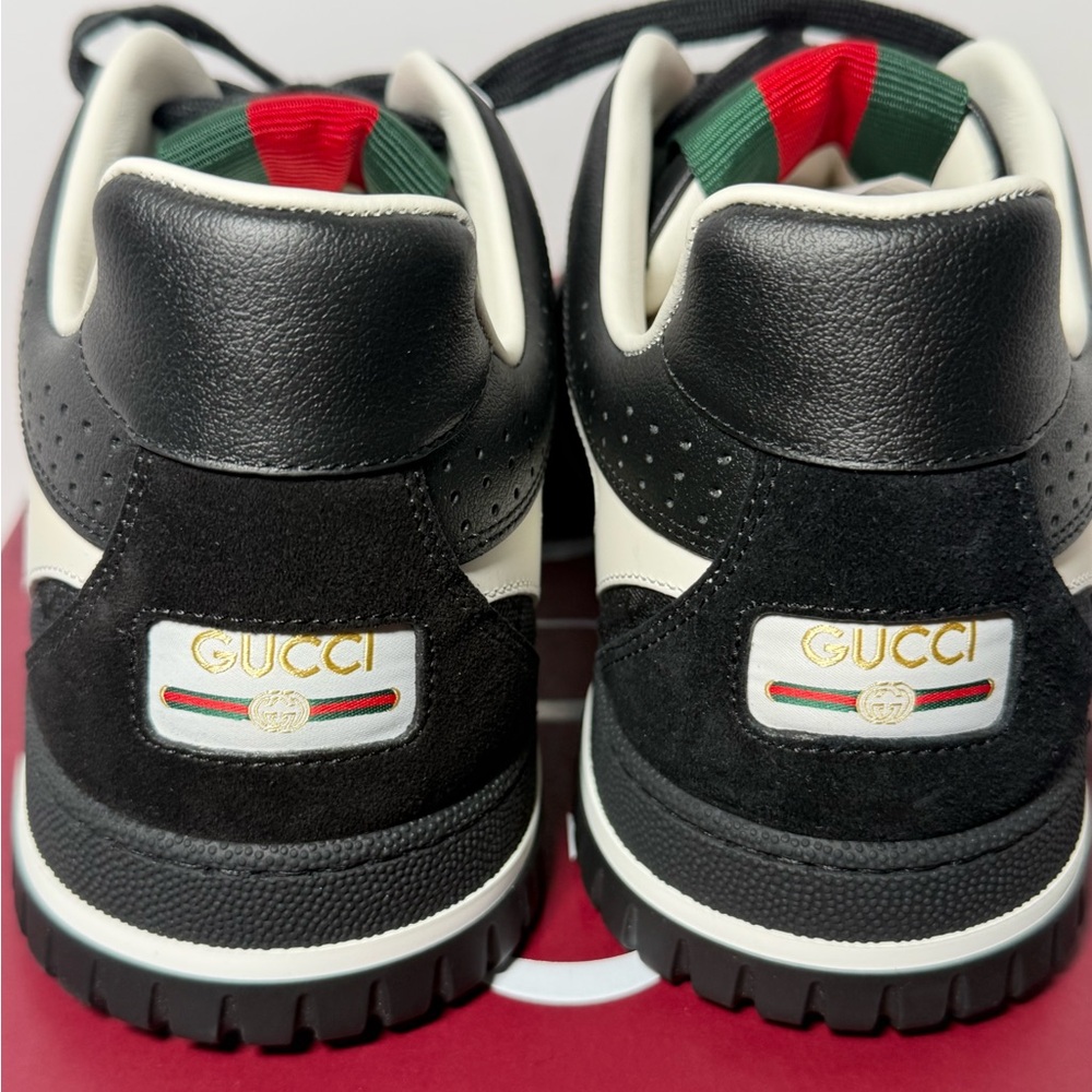 Gucci Black and White Sneakers - Picture 7 of 11